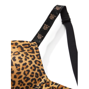 Бюстгальтер Shine Strap Push-Up Bra Leopard