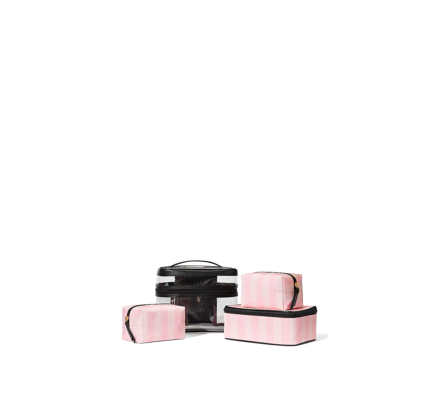 4 в 1 набір косметичок 4-Piece Makeup Bag Heritage Stripe NEW