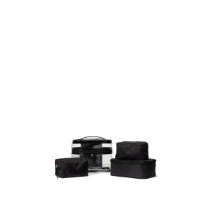 4 в 1 набор косметичек 4-Piece Makeup Bag Black NEW