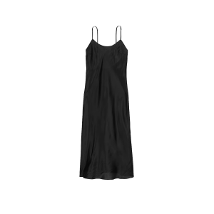 Пеньюар Organza Midi Slip Dress Black
