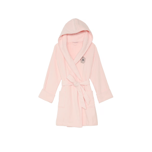 Халат Terry Hooded Short Robe Pink