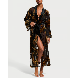 Халат Victoria's Secret Leopard Burnout Long Robe