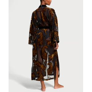 Халат Victoria's Secret Leopard Burnout Long Robe