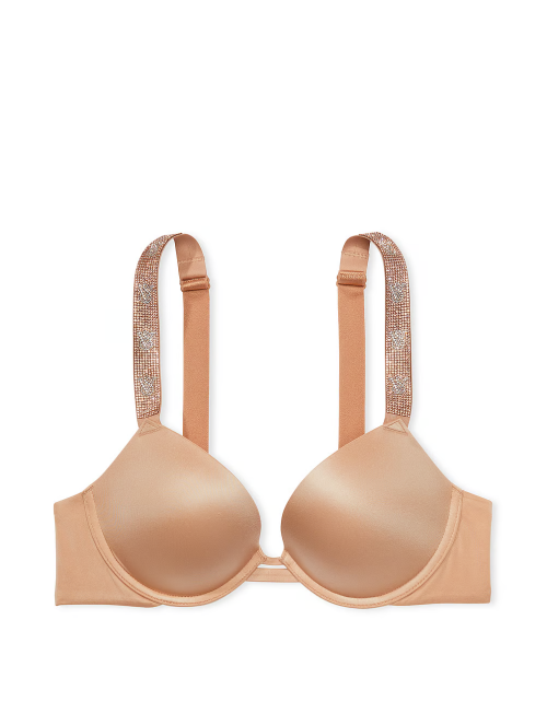 Бюстгальтер Shine Strap Push-Up Bra Praline