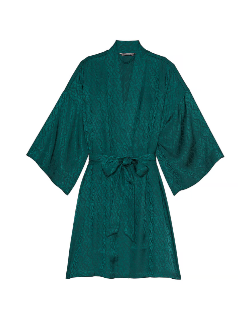 Сатиновый халат The Tour '23 Icon Satin Robe Green