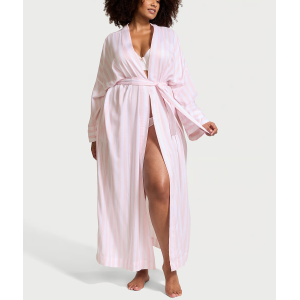 Халат Modal-Cotton Long Robe Pretty Blossom Stripes