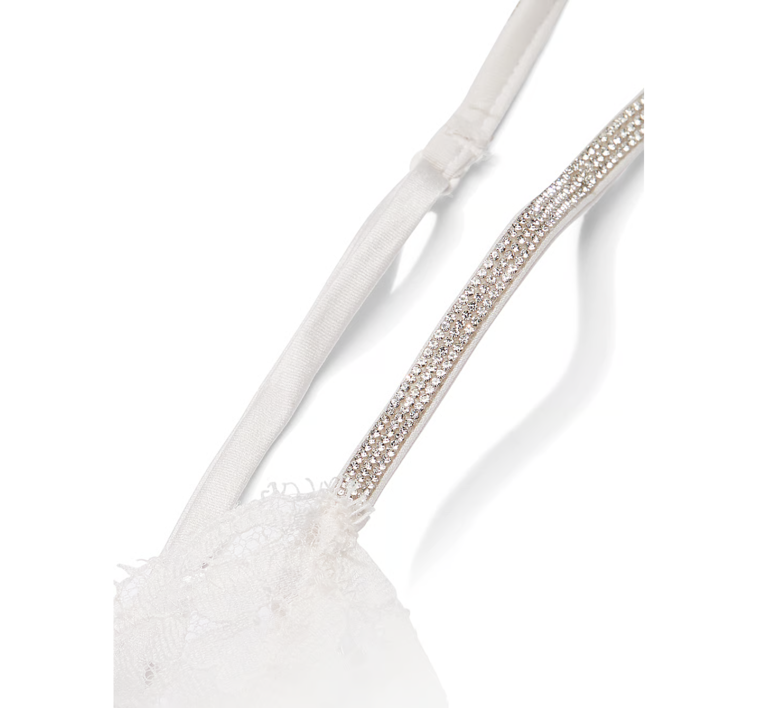 Пеньюар Twinkle Strap Lace Slip Dress Coconut White