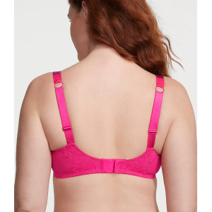Бюстгальтер The Fabulous by Victoria's Secret Full-Cup Shine Strap Lace Bra Hot Pink
