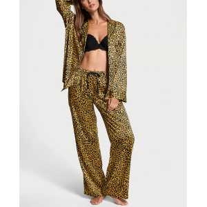 Піжама Satin Long Pajama Set New Glam Leo