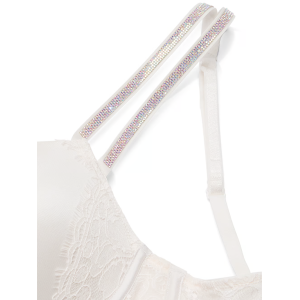 Бюстье Double Shine Strap Push-Up Corset Top Coconut White