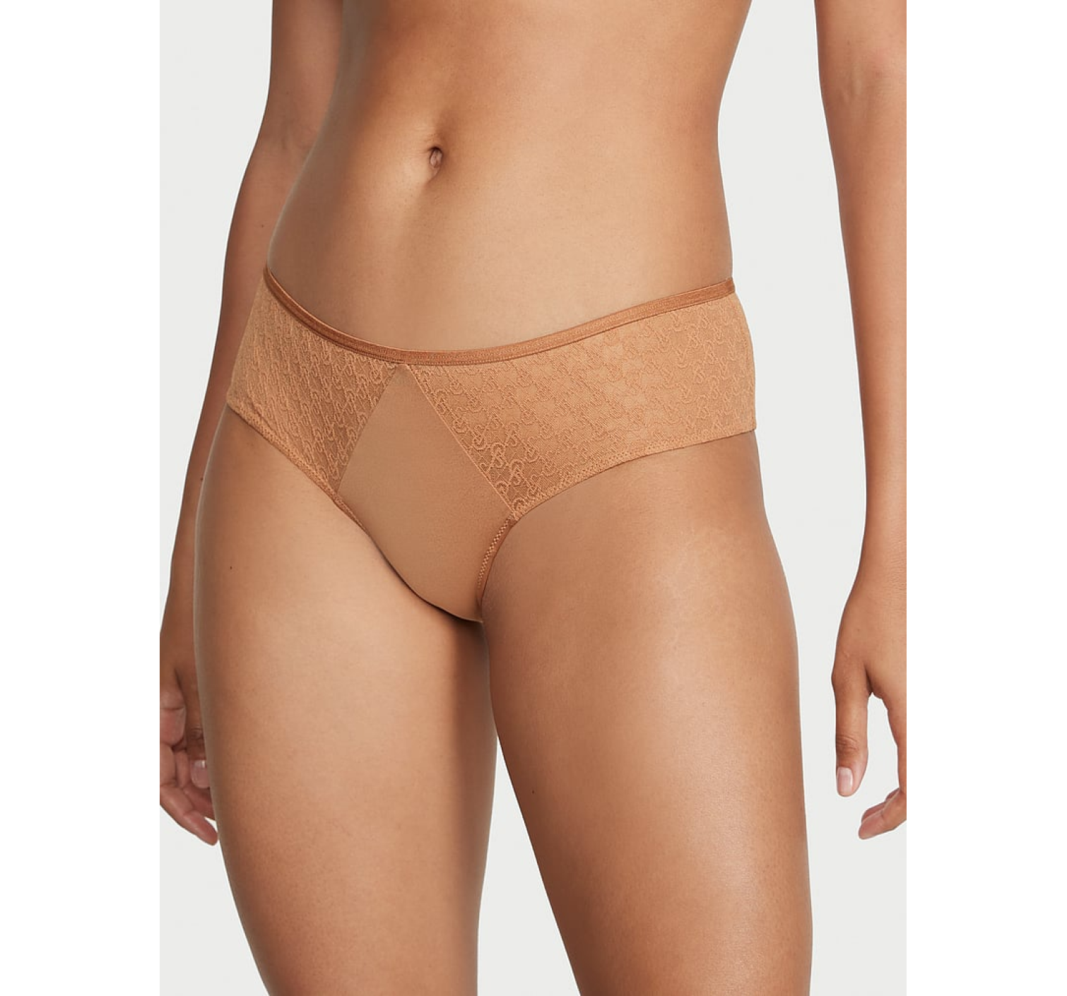 Трусики Icon Lace Cheeky Panty Toffee