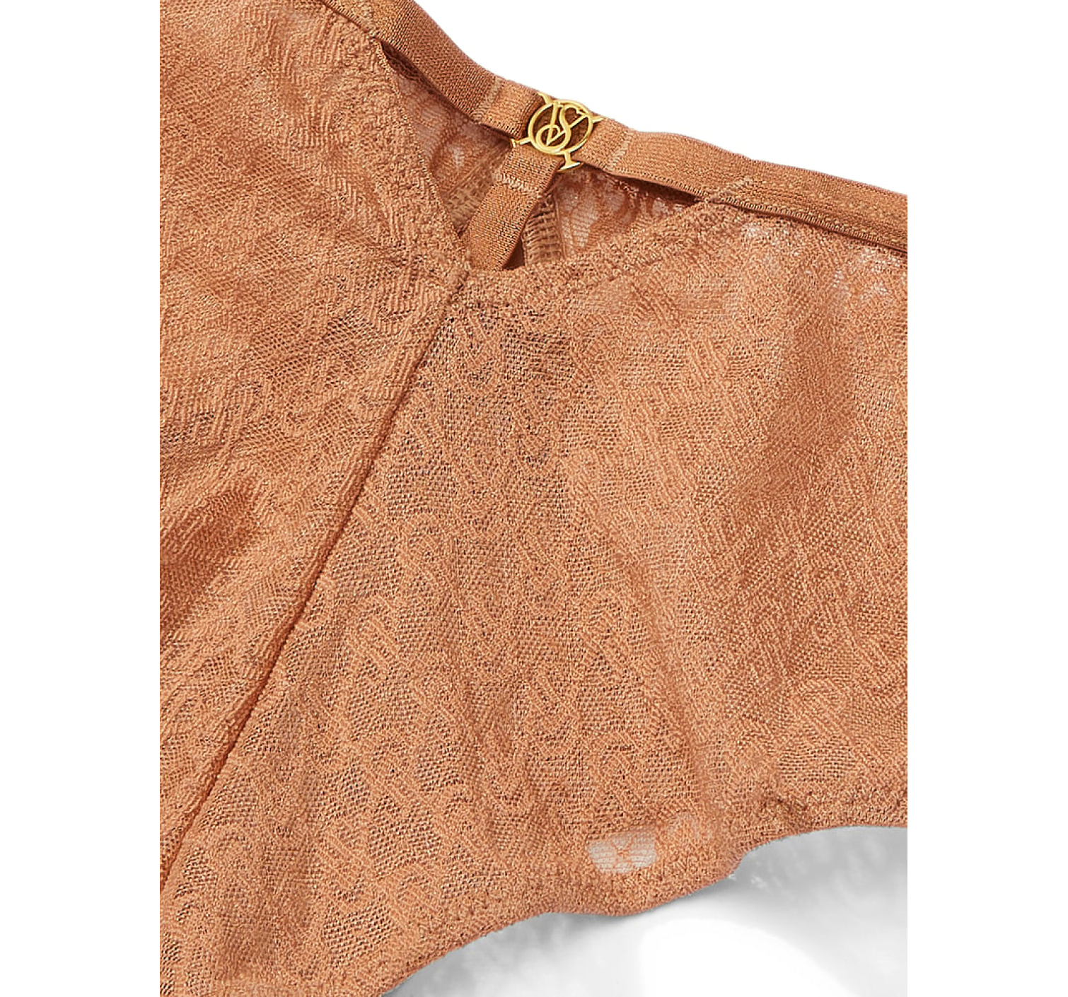 Трусики Icon Lace Cheeky Panty Toffee