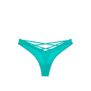 Трусики Strappy Back High-Leg Thong Panty Aqua Sea