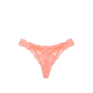 Трусики Lace-Trim Thong Panty Neon Nectar