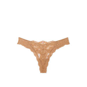 Трусики Dream Angels Lace Thong Panty Toffee