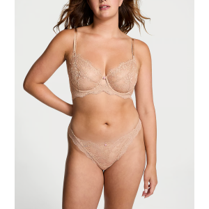 Трусики Dream Angels Lace Thong Panty Praline