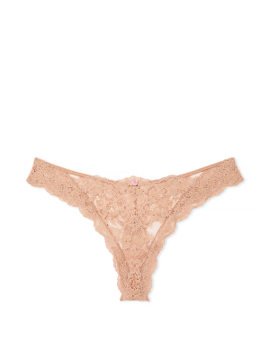 Трусики Dream Angels Lace Thong Panty Praline
