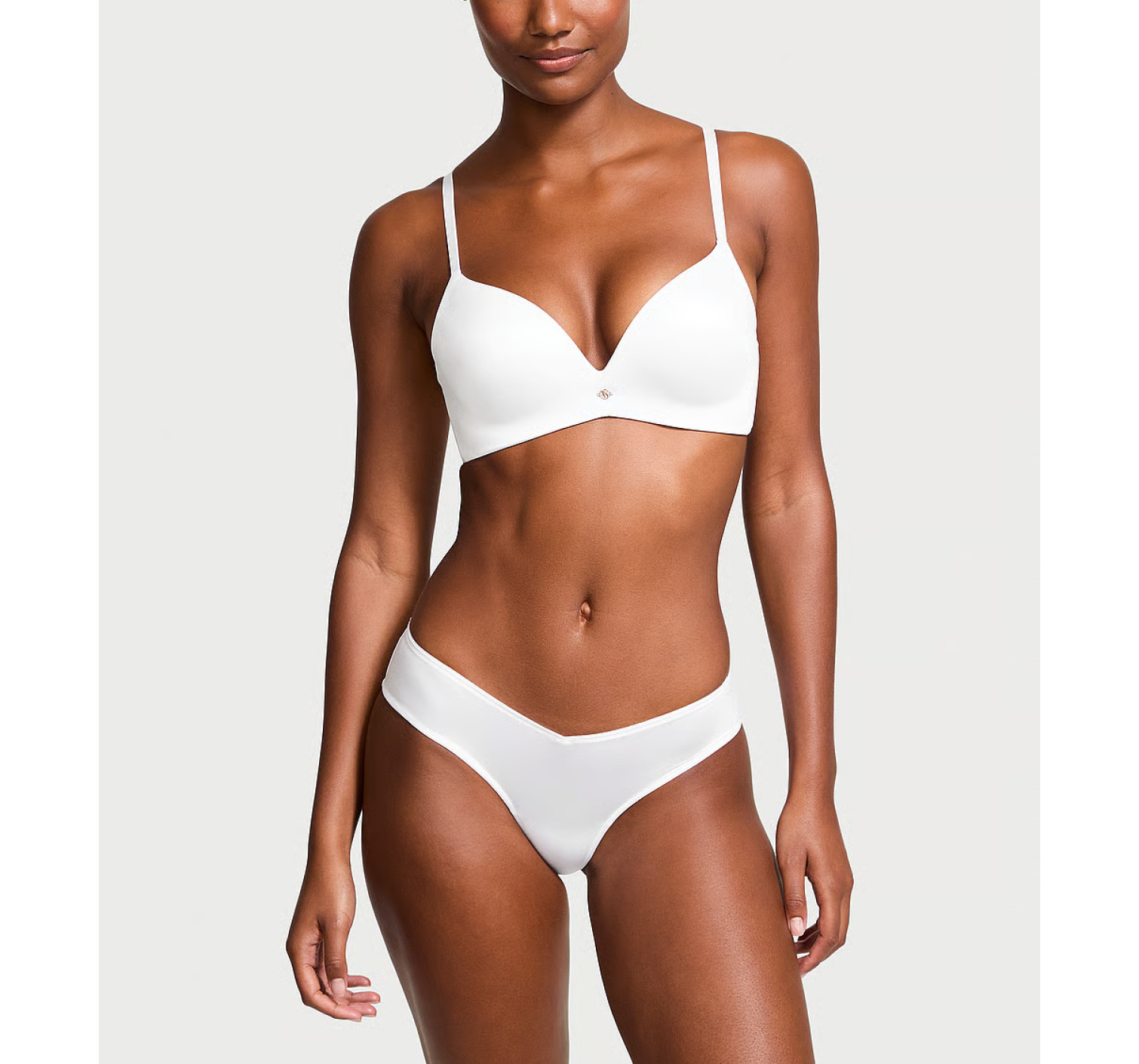 Трусики Strappy Back High-Leg Cheeky Panty White