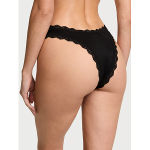 Трусики Lace-Trim Brazilian Panty Black