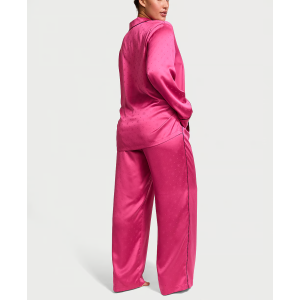 Піжама Satin Long Pajama Set Luscious Rose