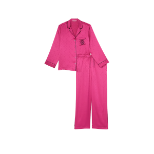 Піжама Satin Long Pajama Set Luscious Rose