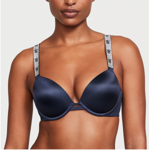 Бюстгальтер Shine Strap Push-Up Bra Noir Navy