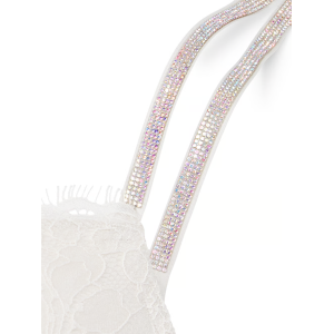 Бюстгальтер Double Shine Strap Lace Push-Up Bra Coconut White