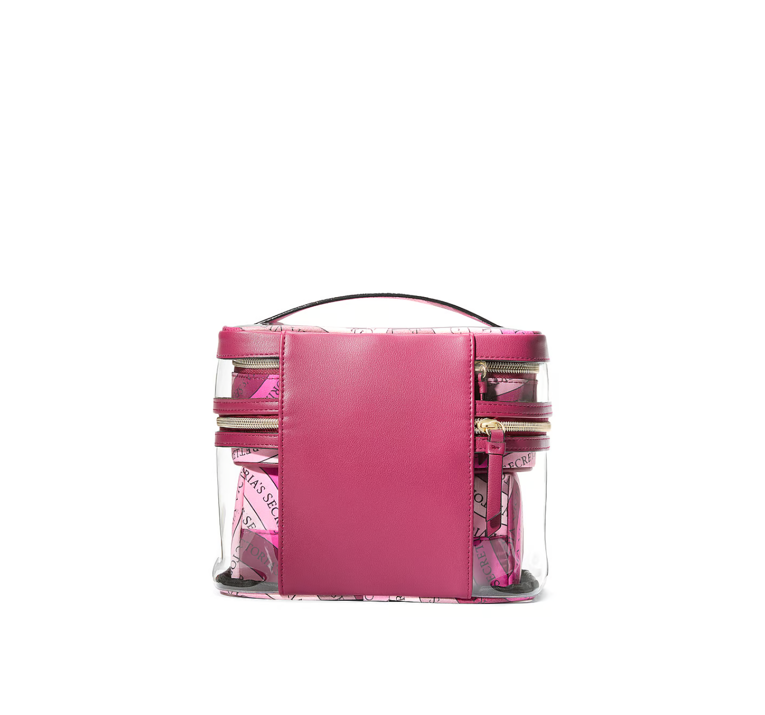 Набор косметичек Victoria's Secret 4-Piece Makeup Bag Wine