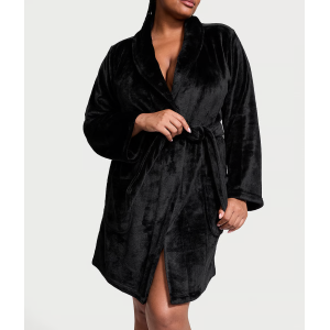 Халат Short Cozy Robe Black VS