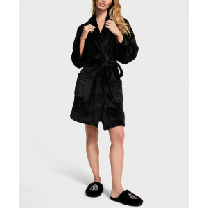 Халат Short Cozy Robe Black VS