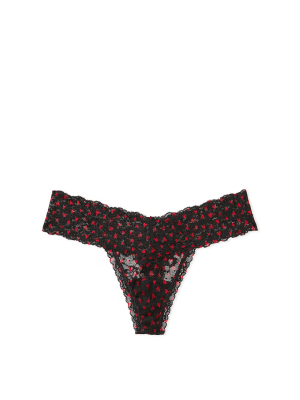 Трусики Lace Thong Panty Whimsy Hearts