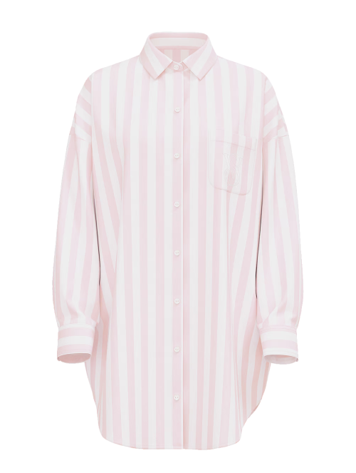 Ночная рубашка Modal-Cotton Sleepshirt Pretty Blossom Stripes