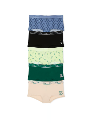Набор трусиков 5-Pack Cotton Boyshort Panties VS