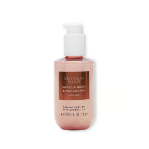 Масло для тела с шиммером INDULGE Vanilla Bean & Macadamia Radiant Body Oil