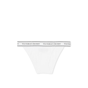 Трусики Cotton Logo Tanga Panty White