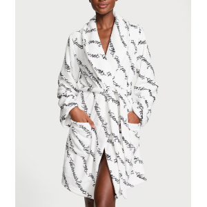 Плюшевий халат Short Cozy Robe Print