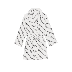Плюшевий халат Short Cozy Robe Print