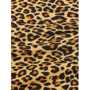 Піжама Flannel Long Pajama Set Gold Leopard