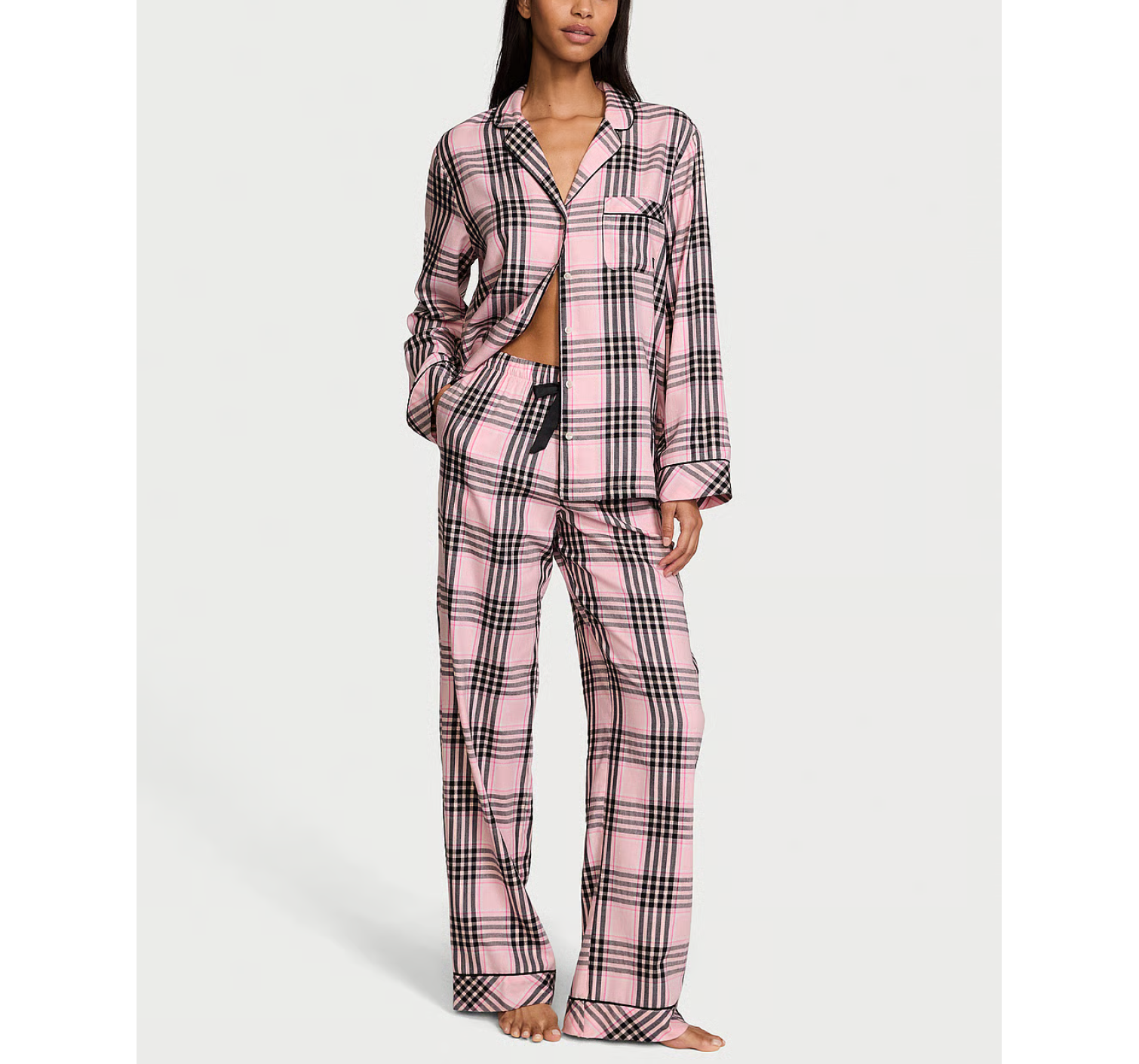 Піжама Flannel Long Pajama Set Print