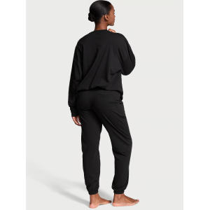 Піжама Cotton Long Pajama Set Black