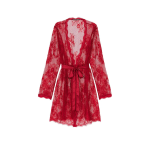 Халат Fishnet Floral Mesh Lace Robe Lipstick
