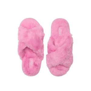 Домашні капці Faux Fur Slippers Pink