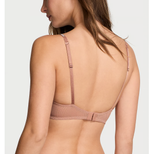 Бюстгальтер Sheer Shine Unlined Low-Cut Demi Bra Almond Beige
