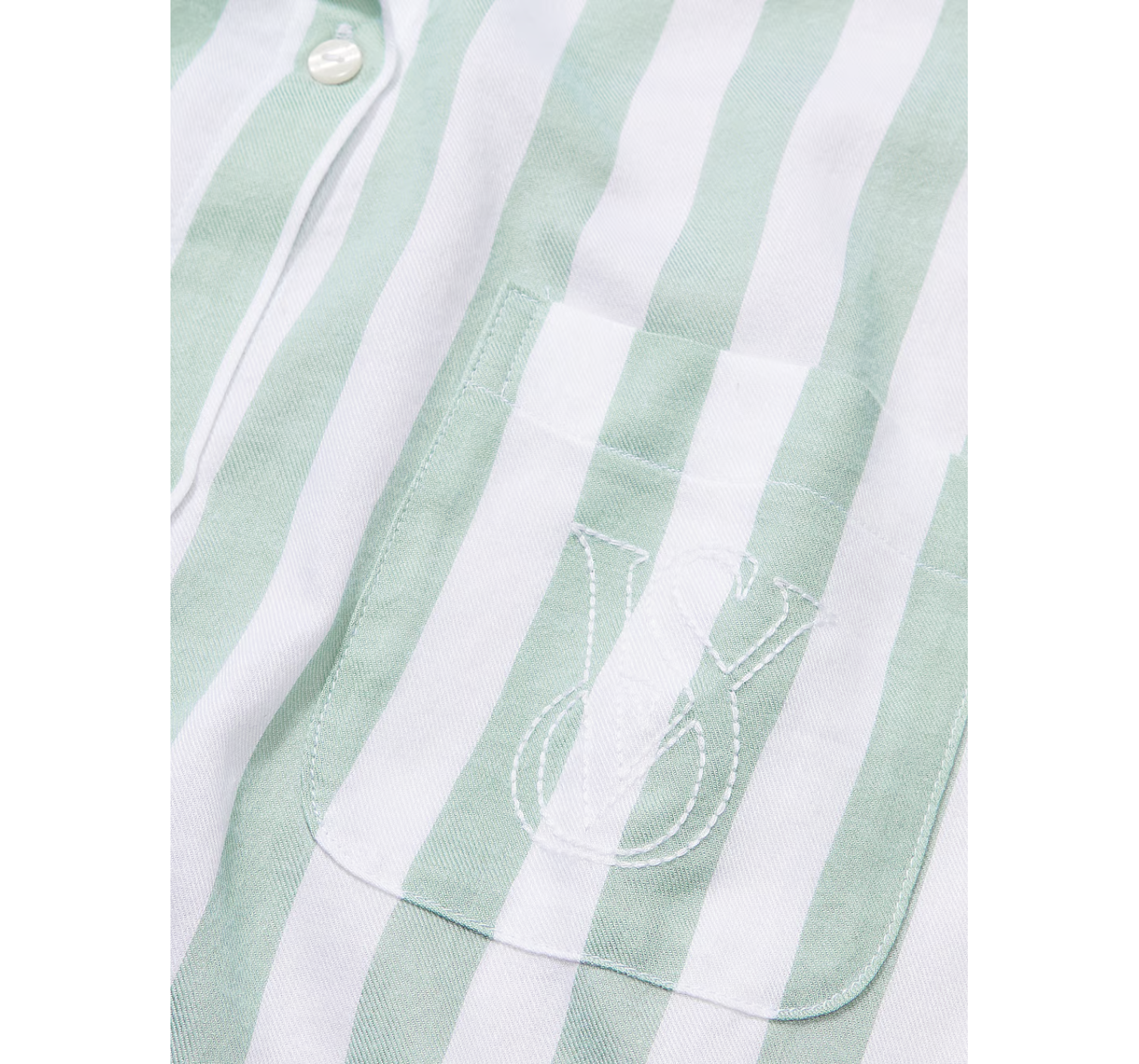 Піжама Cotton-Modal Long Pj Set Seasalt Green Stripe