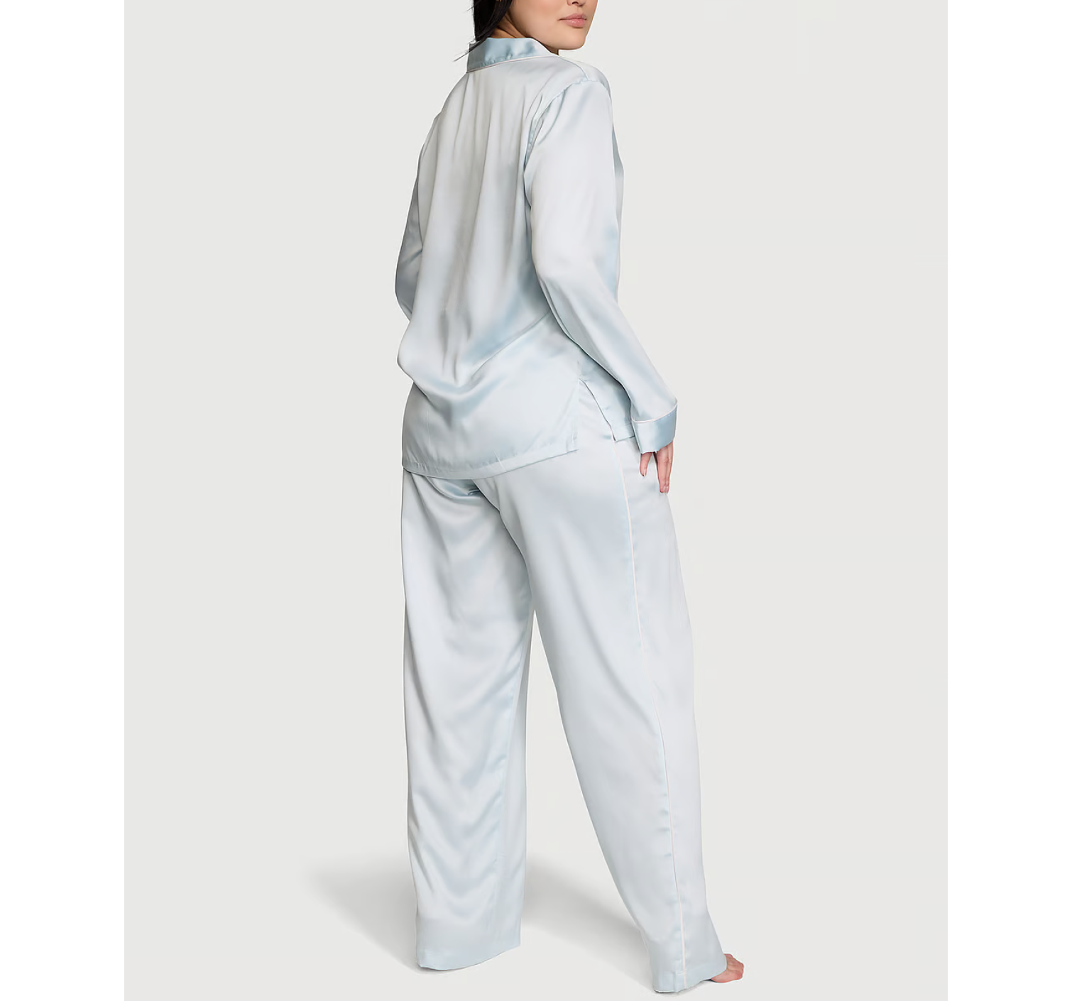 Піжама Satin Long Pajama Set Ballad Blue