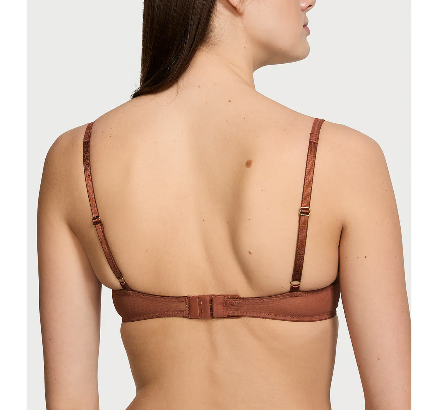 Комплект білизни Logo Embroidery Lightly Lined Balconette Bra Set Clay