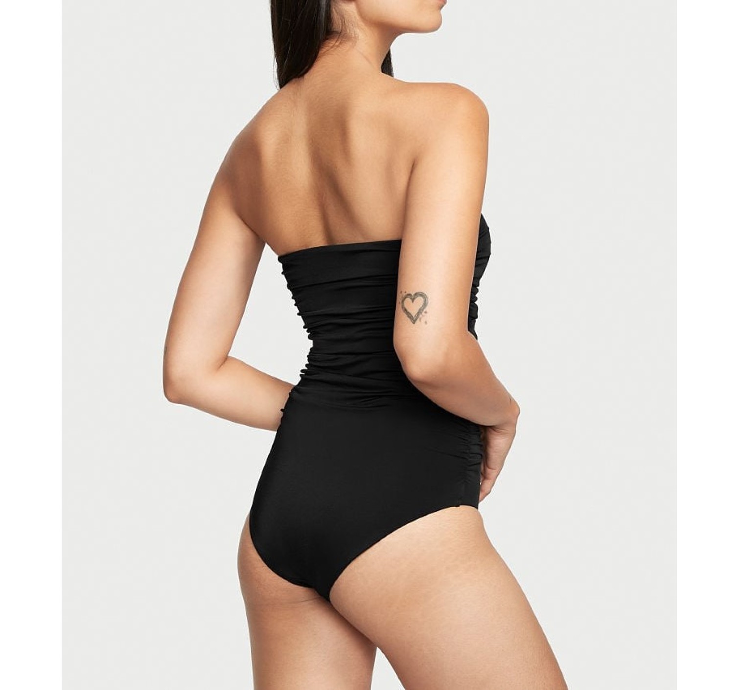 Купальник Victoria's Secret Ruched One-Piece Swimsuit Black