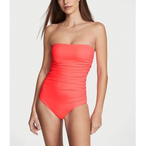 Купальник Victoria's Secret Ruched One-Piece Swimsuit Coral