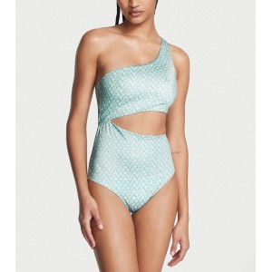 Купальник Victoria's Secret Cutout Swimsuit Green Shell