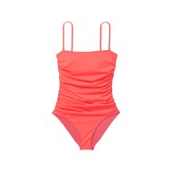 Купальник Victoria's Secret Ruched One-Piece Swimsuit Coral